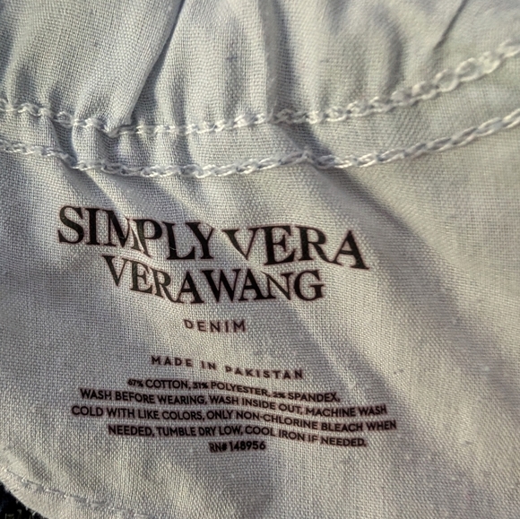 Simply Vera Vera Wang Light Blue Skinny Jeans Size 14 (EUC) - Picture 8 of 9